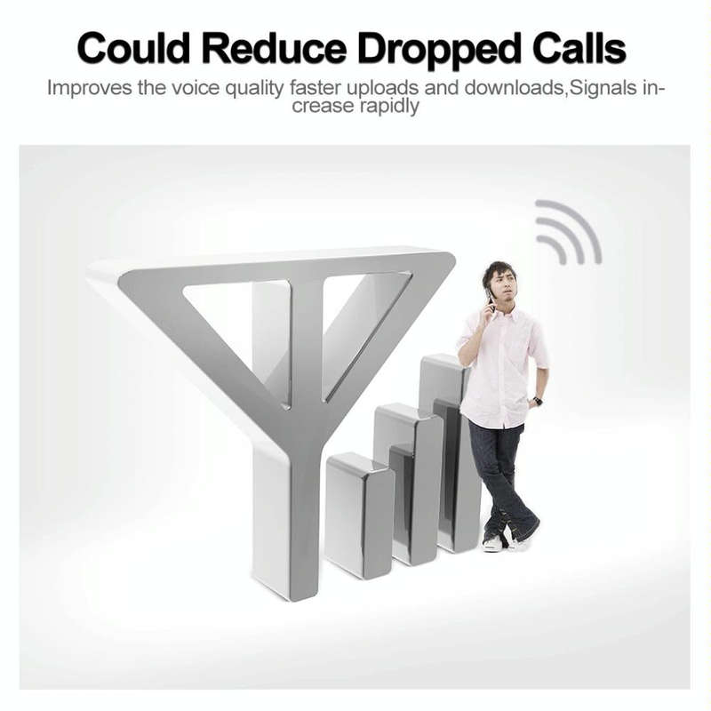 DCS-LTE 4G Phone Signal Repeater Booster, EU Plug(Gold)