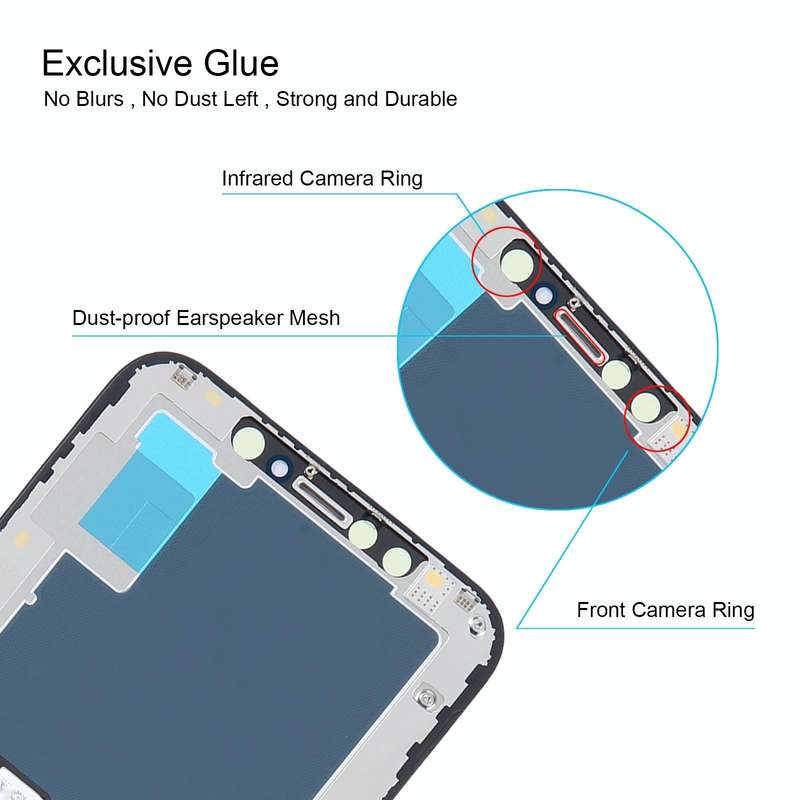 Soft OLED LCD Screen For iPhone XS with Digitizer Full Assembly
