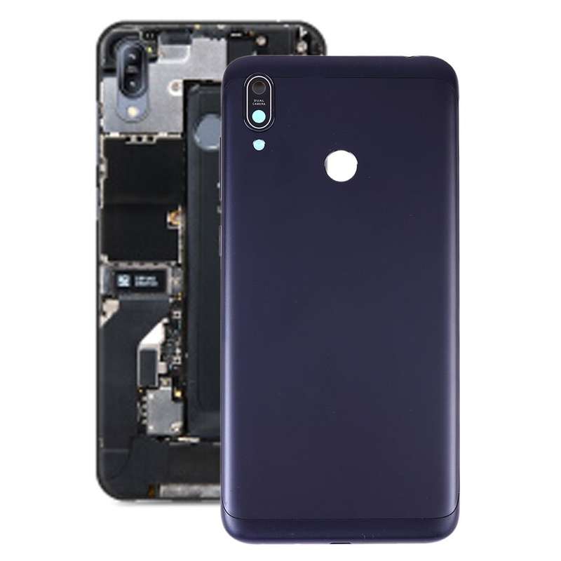 Battery Back Cover with Camera Lens for Asus Zenfone Max M2 ZB633KL ZB632KL(Dark Blue)