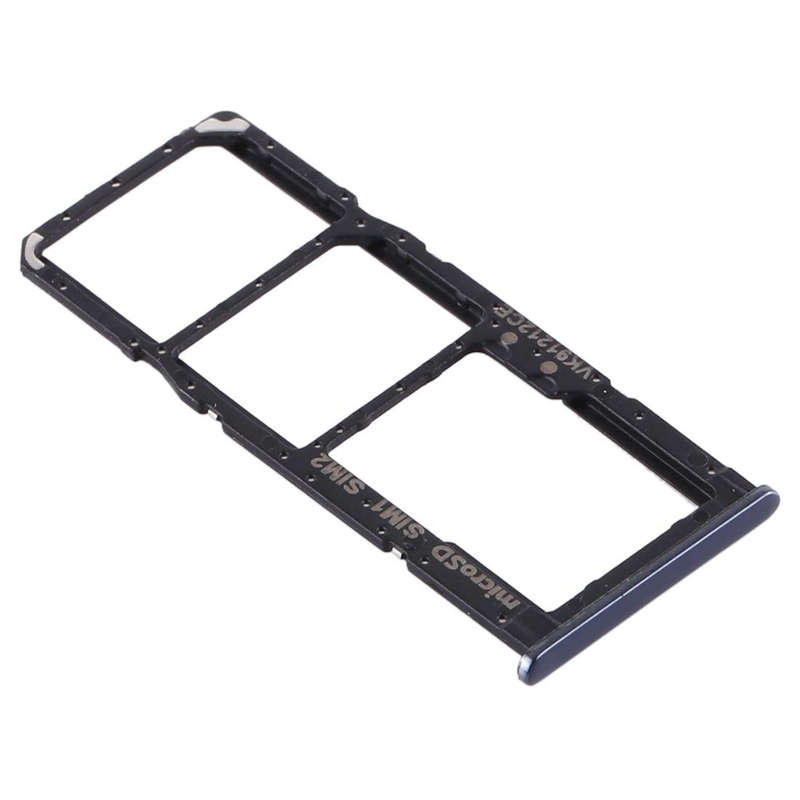 For Samsung Galaxy A51 / A515 SIM Card Tray + SIM Card Tray + Micro SD Card Tray (Black)