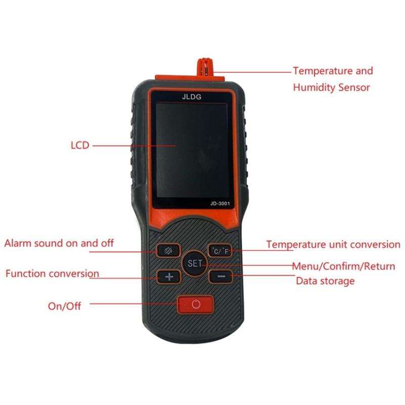 JLDG Home Lndustrial Lonizing Radiation Detector Geiger Counter(Carton Package)