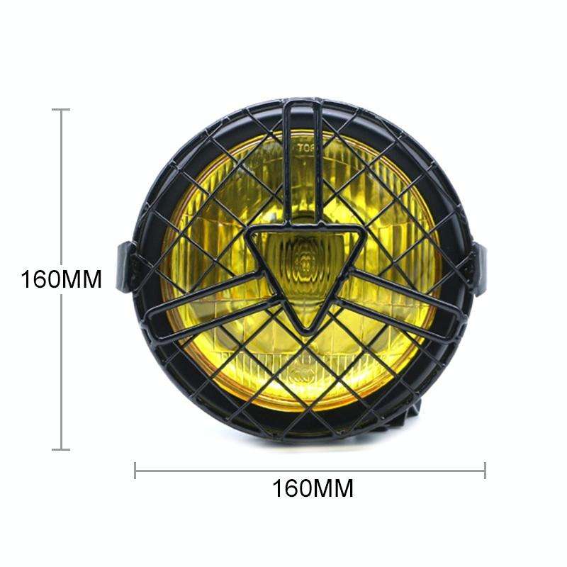 Motorcycle Arrowhead Reticular Retro Lamp LED Headlight Modification Accessories for CG125 / GN12...