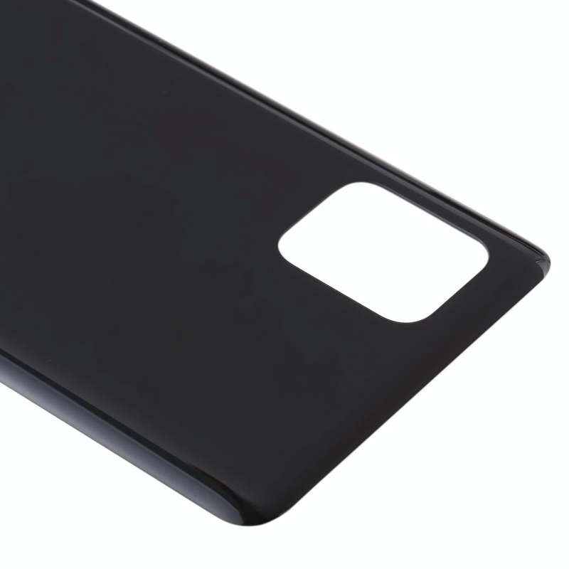 For Samsung Galaxy A91 Battery Back Cover (Black)