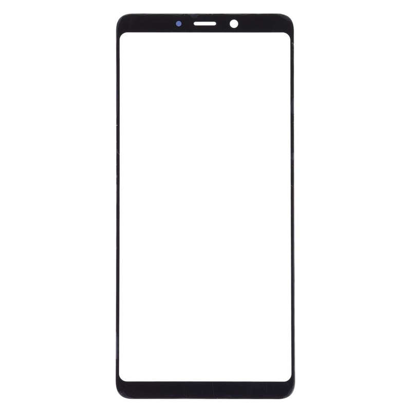 For Samsung Galaxy A9 (2018) / A9s 10pcs Front Screen Outer Glass Lens (Black)