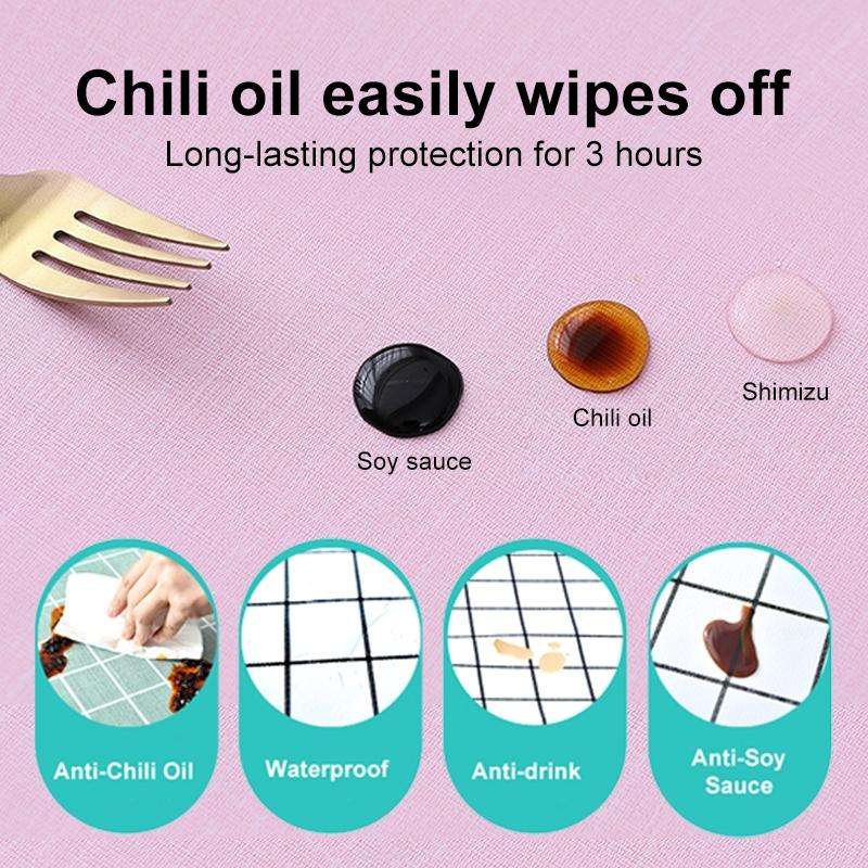140x140cm Solid Color PVC Waterproof Oil-Proof And Scald-Proof Disposable Tablecloth(Black)