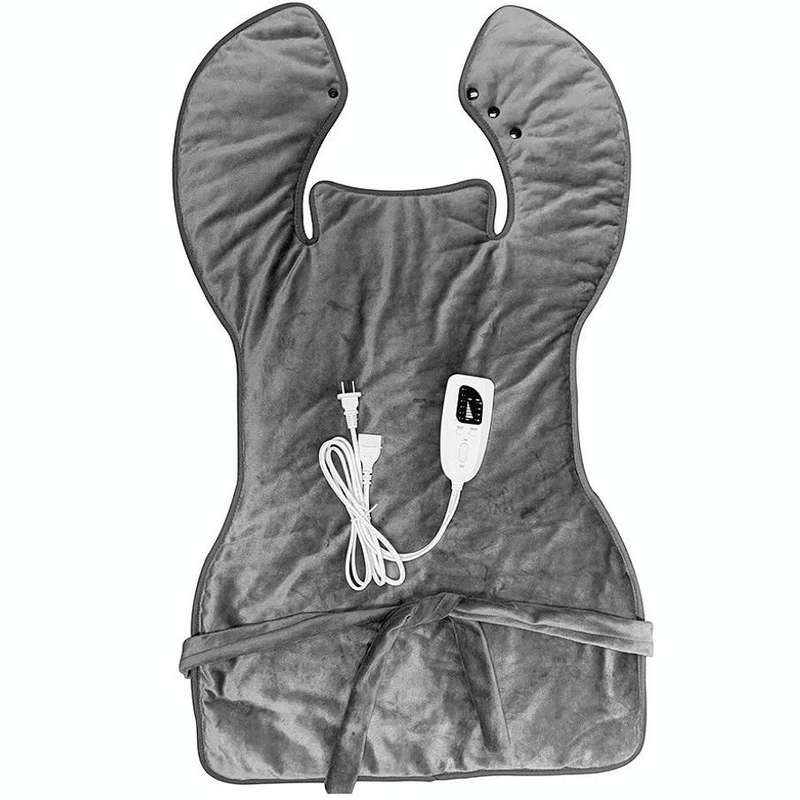 Heated Shoulder Guards Neck Guards Electric Heated Shawls Electric Blankets EU Plug(Dark Gray)