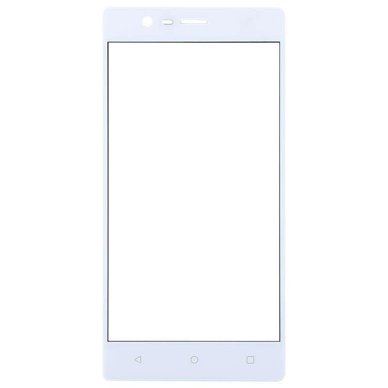 Front Screen Outer Glass Lens for Nokia 3(White)