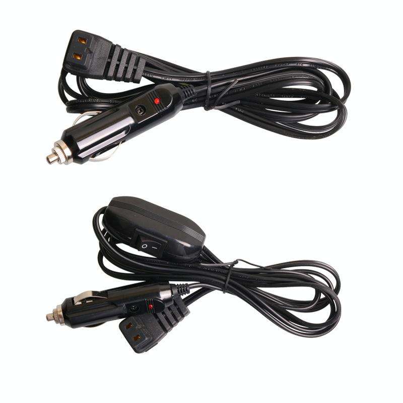 Car Compressor Refrigerator Line 12/24V Semiconductor Refrigerator Power Cord Cigarette Lighter L...