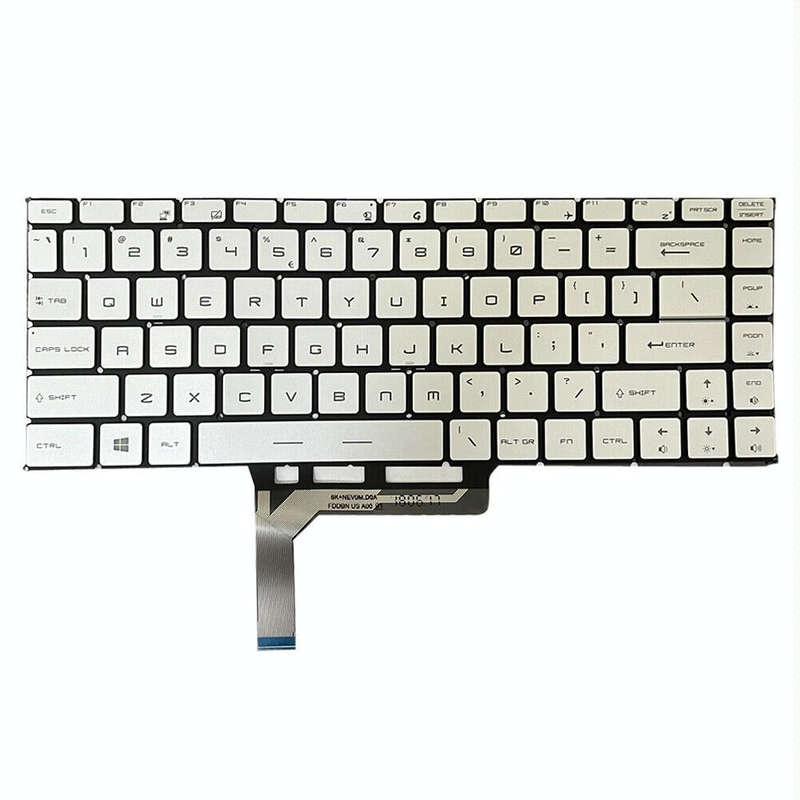 US Version Laptop Keyboard with Backlight for MSI GS65 / GS65VR / MS-16Q2 / Stealth 8SE /8SF / 8S...