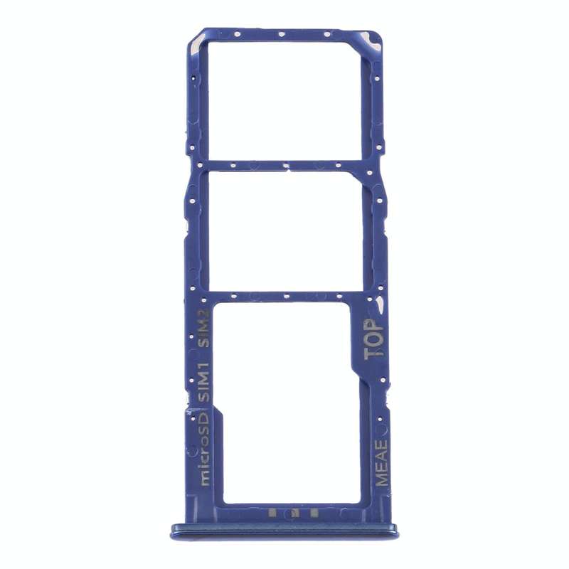 For Samsung Galaxy M51 SM-M515 SIM Card Tray + SIM Card Tray + Micro SD Card Tray (Blue)