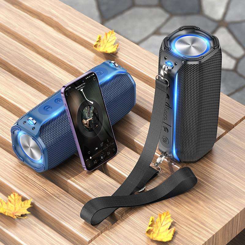 hoco HC23 Rick Outdoor Bluetooth 5.3 Speaker Support TF Card / FM / TWS(Black)