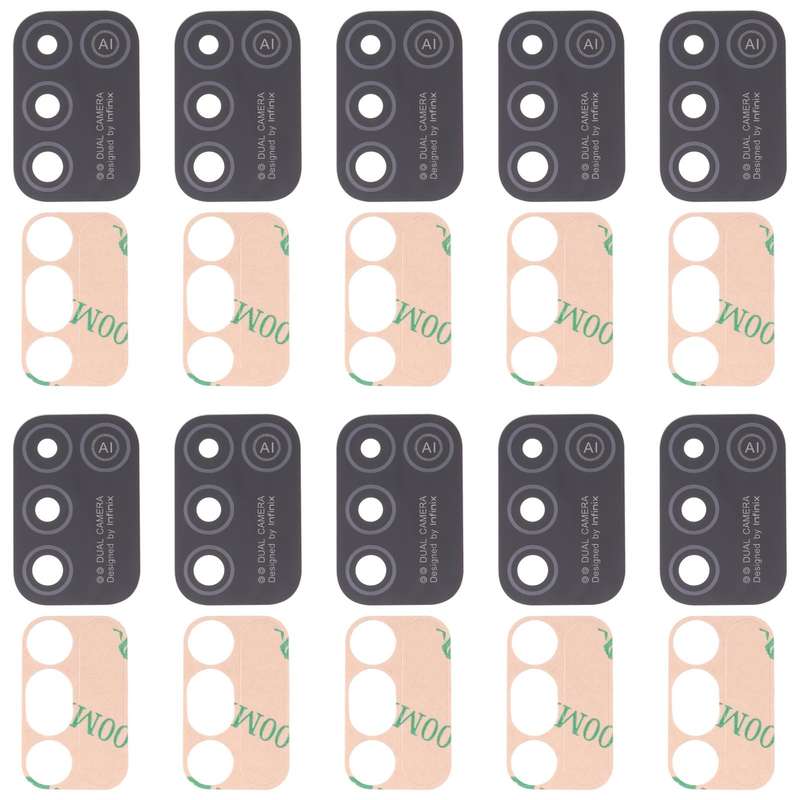 For Infinix Hot 11 Play 10pcs Back Camera Lens