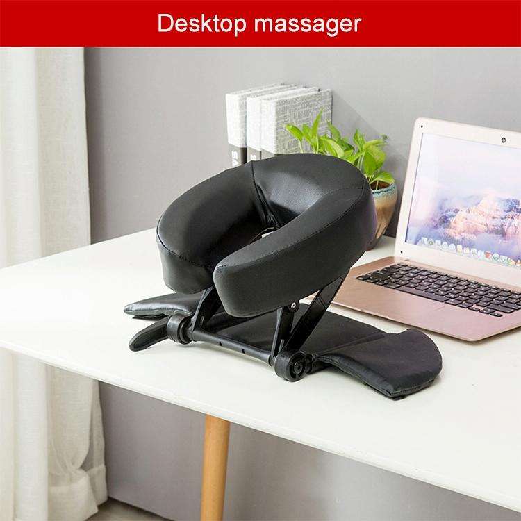 Adjustable Headrest Face Pillow Family Massage Beauty Cradle Rest Pad For Desk(Purple Color)
