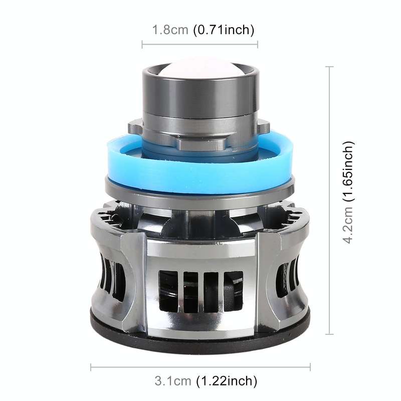 1 Pair H11 27W / DC12V Car Aluminum Alloy LED Headlight (Blue Light)