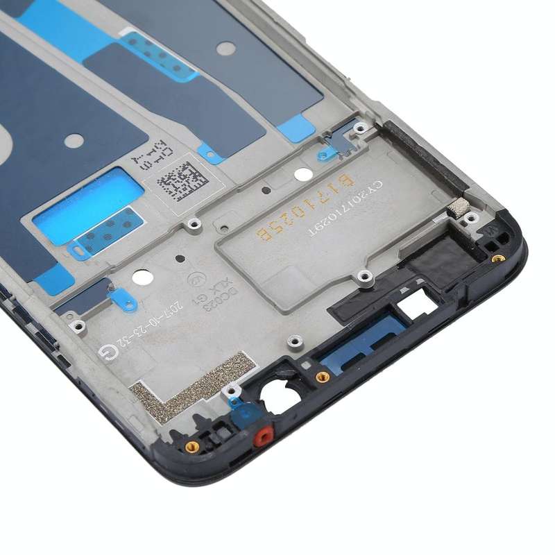For OPPO A73 / F5 Front Housing LCD Frame Bezel Plate  (Black)