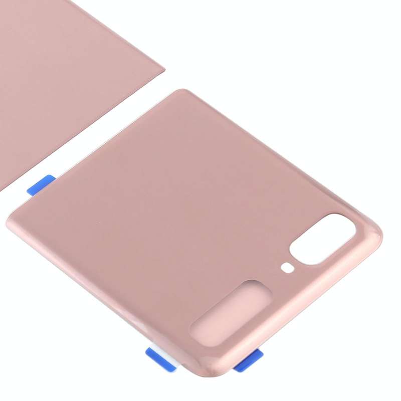 For Samsung Galaxy Z Flip 5G SM-F707 Battery Back Cover (Pink)