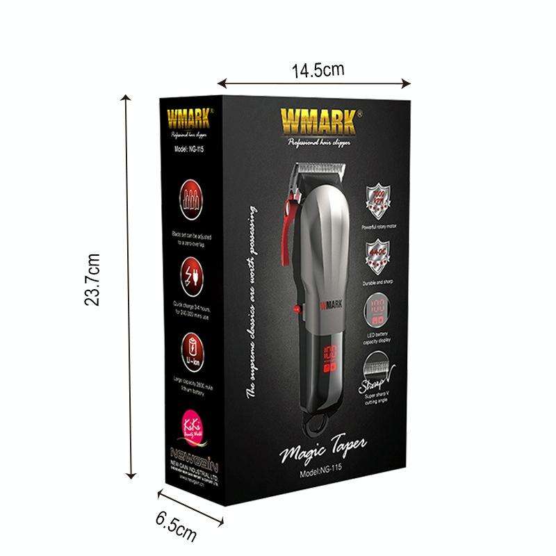 WMARK NG-115 Electric Clippers Rechargeable Hair Clippers, EU Plug