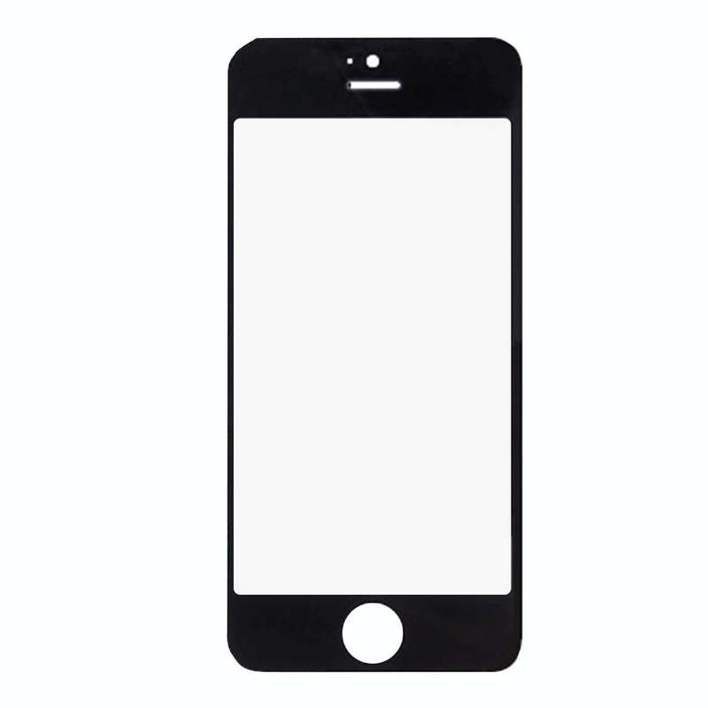 10 PCS for iPhone 5 & 5S Front Screen Outer Glass Lens(Black)