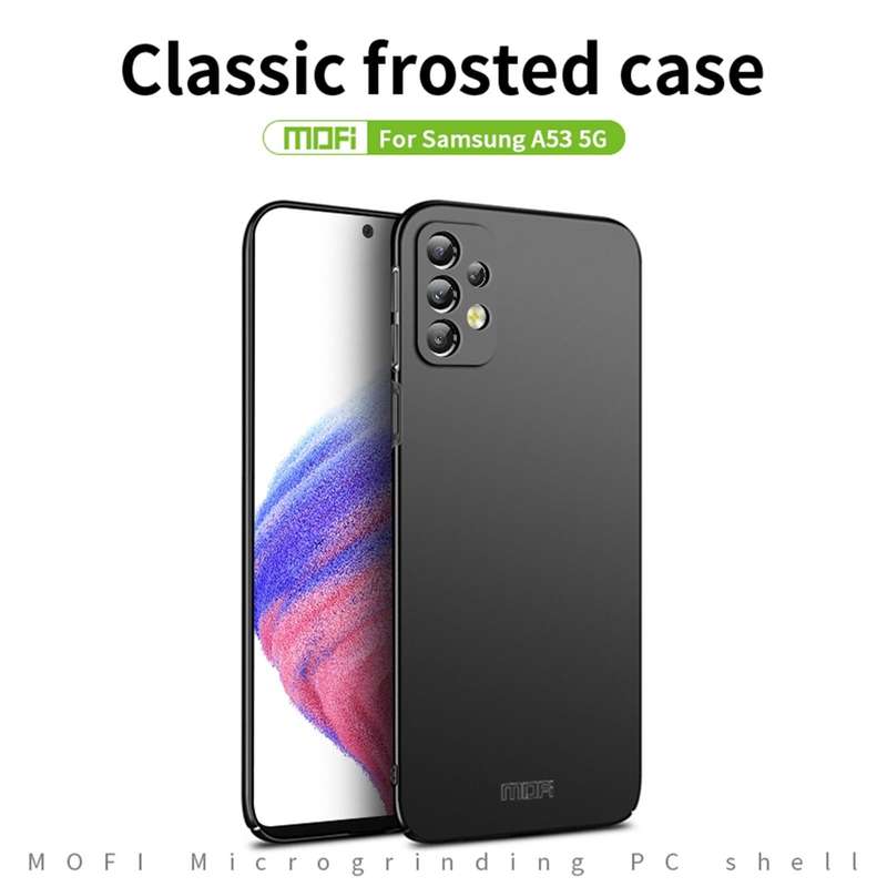 For Samsung Galaxy A53 5G MOFI Frosted PC Ultra-thin Hard Phone Case(Rose gold)