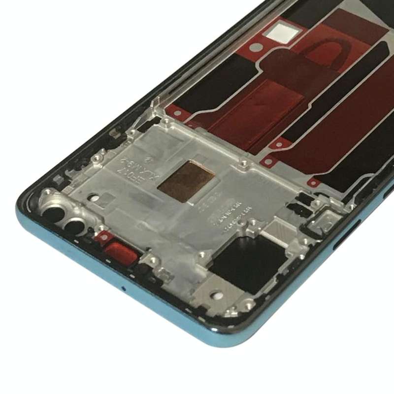 For OnePlus Nord Middle Frame Bezel Plate (Blue)