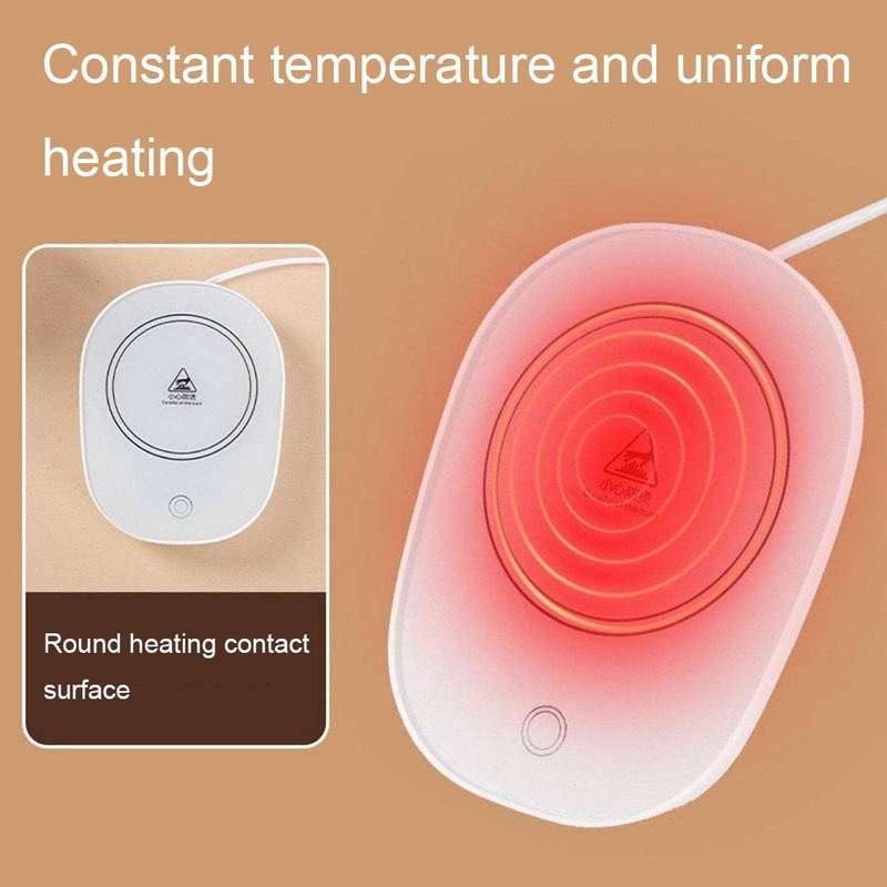 Constant Temperature Heating Thermostat Cup Set Smart Ceramic Coffee Cup, Style: USB Plug(Green+G...