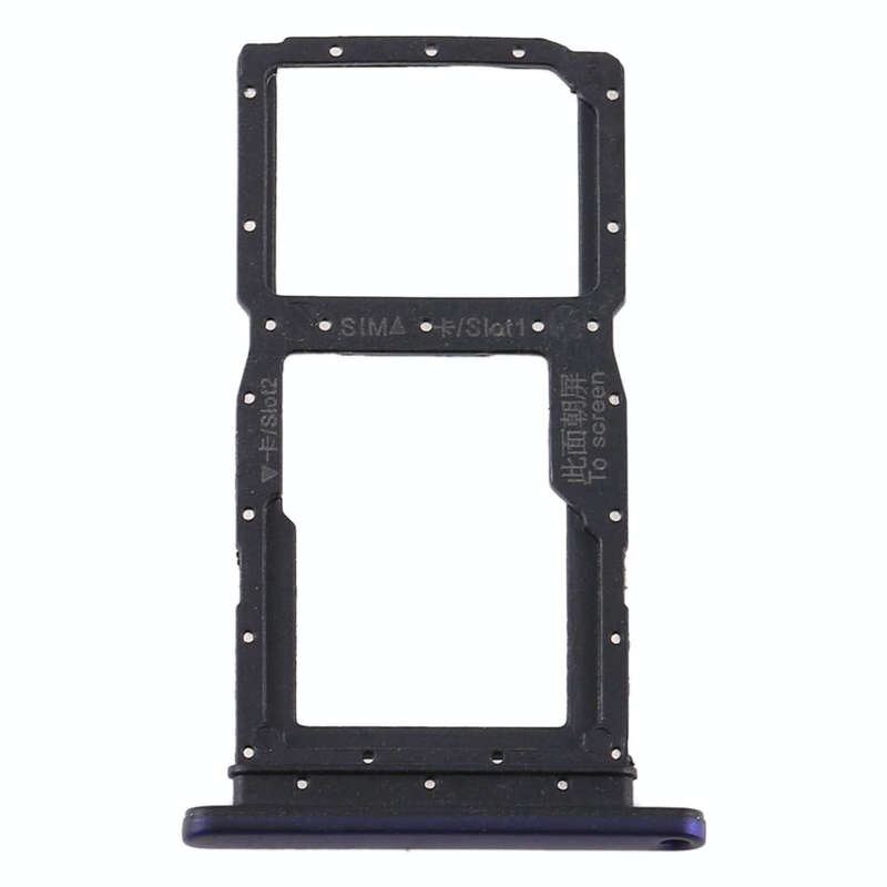 SIM Card Tray + SIM Card Tray / Micro SD Card Tray for Huawei Y9s 2020 (Purple)