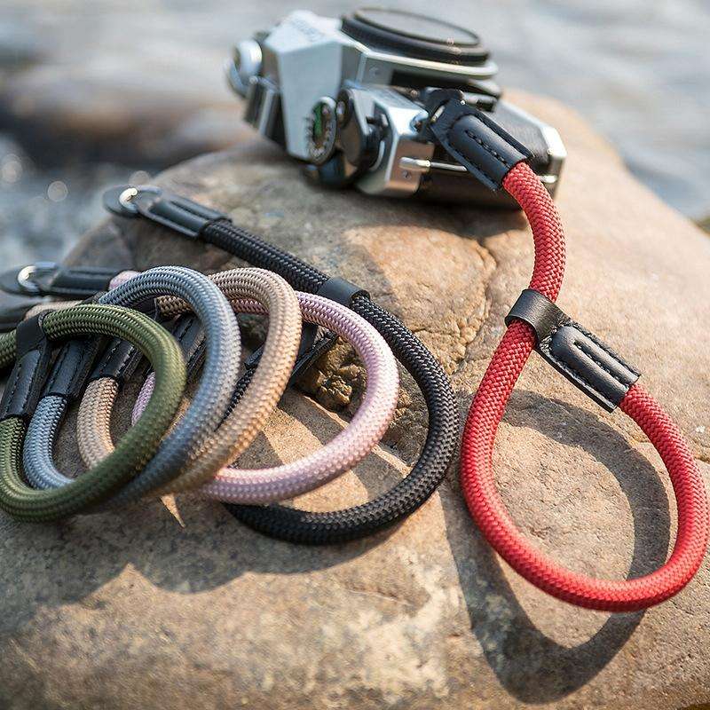 Climbing Rope Camera Wrist Strap SLR Camera Wear-resistant Bracelet(Grey)