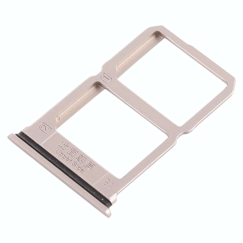 For Vivo X9s 2 x SIM Card Tray (Gold)