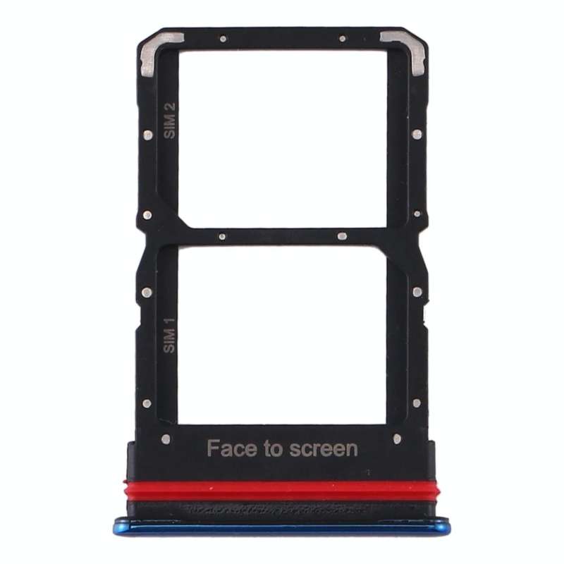 SIM Card Tray + SIM Card Tray for Xiaomi Mi 10 Lite 5G (Blue)