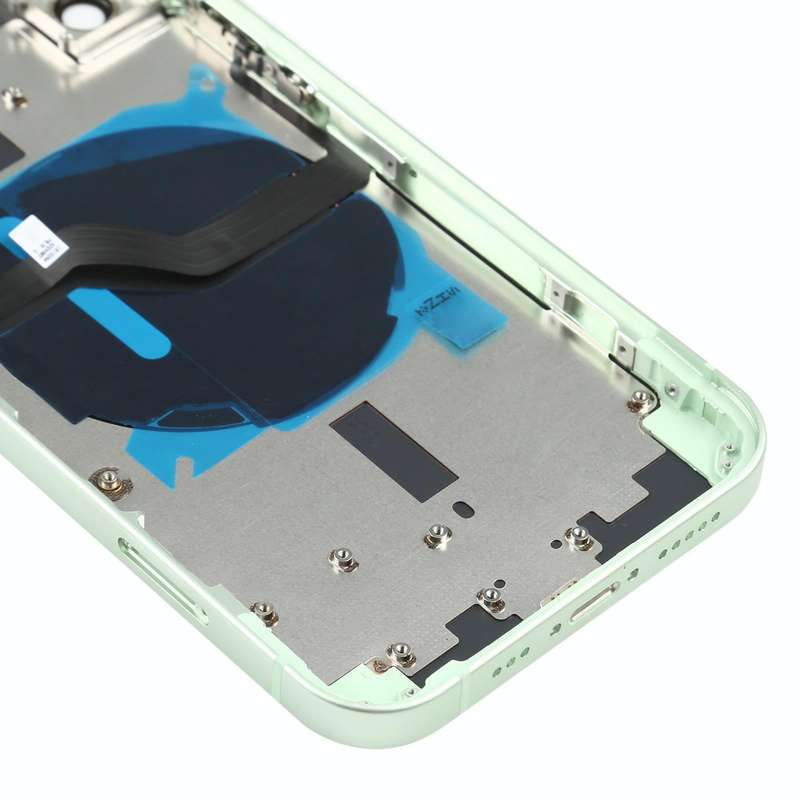 Battery Back Cover (with Side Keys & Card Tray & Power + Volume Flex Cable & Wireless Charging Mo...