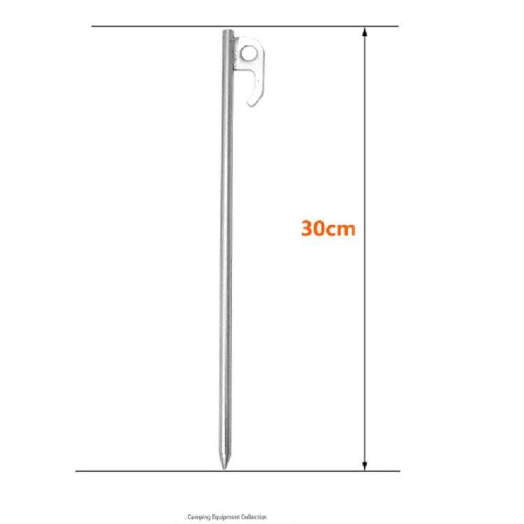 Outdoor Durable 30cm Stainless Steel Camping Awning Tent Stakes Pegs for Camping Travel Tent Acce...