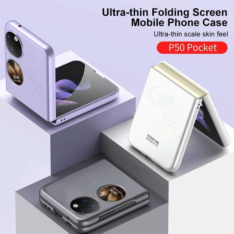 For Huawei P50 Pocket GKK Ultra-thin Full Coverage PC Phone Case(Gold)