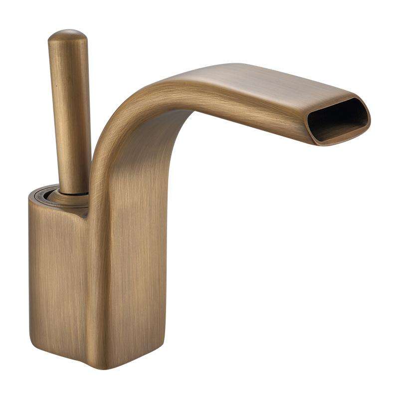 Bathroom All Copper Basin Hot And Cold Water Faucet, Specification: Antique