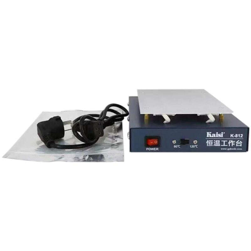 Kaisi K-812 Constant Temperature Heating Plate LCD Screen Open Separator Desoldering Station, EU ...