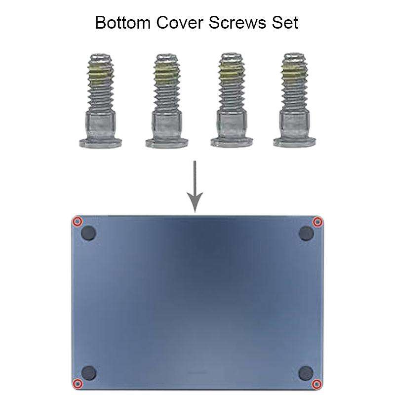 For MacBook Air 15.3 M2 A2941 Bottom Cover Screws Set (Silver)