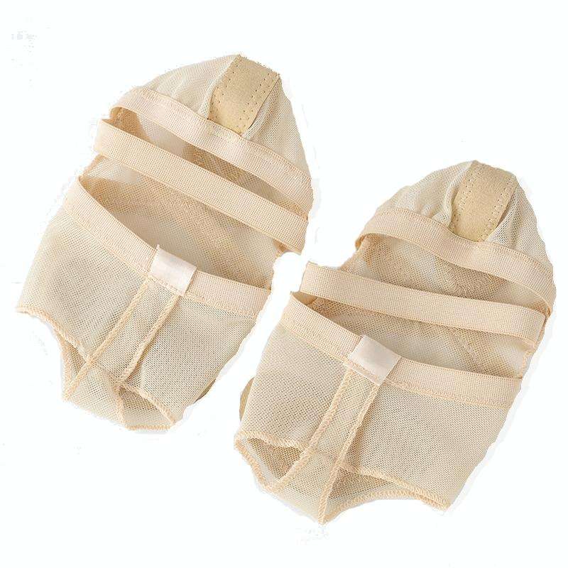 Dance Practice Shoes Soft-Soled Socks Gymnastics Foot Cover Semi-Truncated Foot Cover, Size: L (3...
