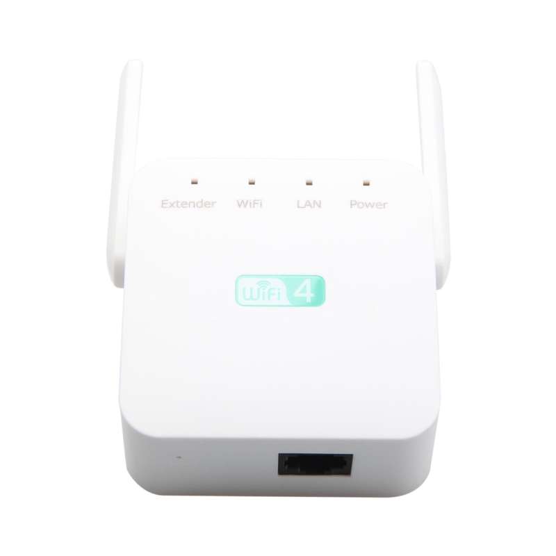 2.4G 300M Wi-Fi Amplifier Long Range WiFi Repeater Wireless Signal Booster EU Plug Black
