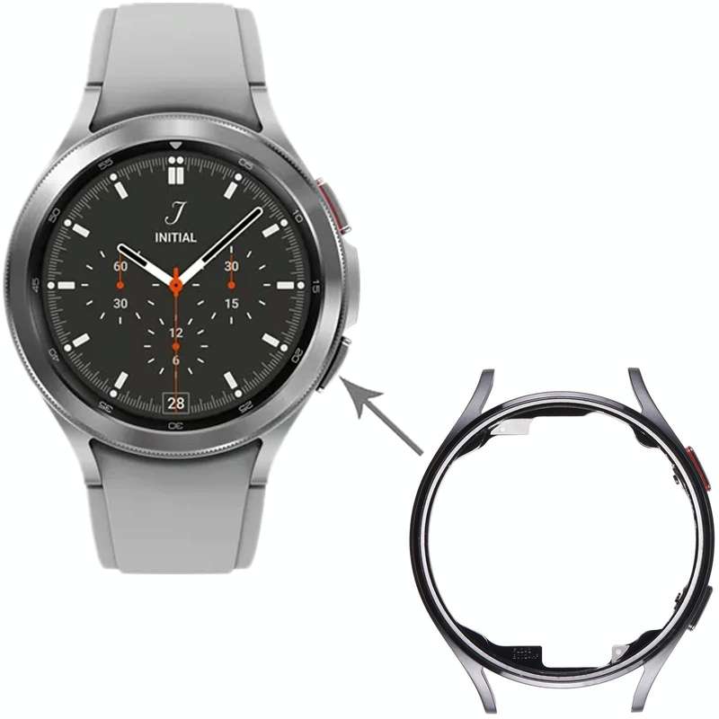 Original LCD Screen Frame Bezel Plate For Samsung Galaxy Watch4 44mm SM-R870 R875(Black)