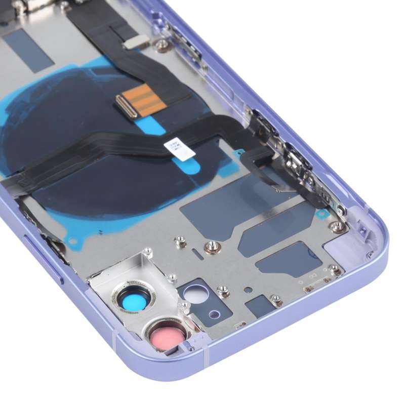 Battery Back Cover Assembly (with Side Keys & Speaker Ringer Buzzer & Motor & Camera Lens & Card ...
