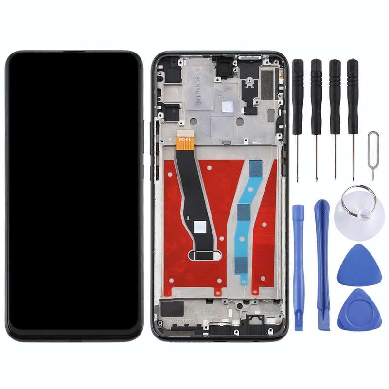 LCD Screen and Digitizer Full Assembly with Frame for Huawei Y9 Prime (2019)(Black)
