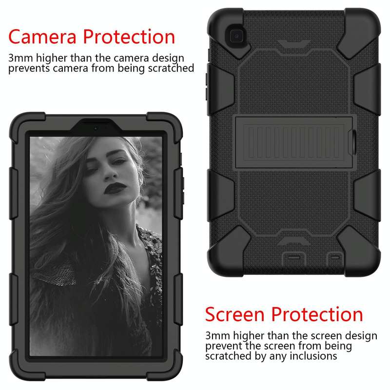 For Samsung Galaxy Tab A7 Lite T220 / T225 Two-Color Robot Shockproof Silicone + PC Protective Ca...