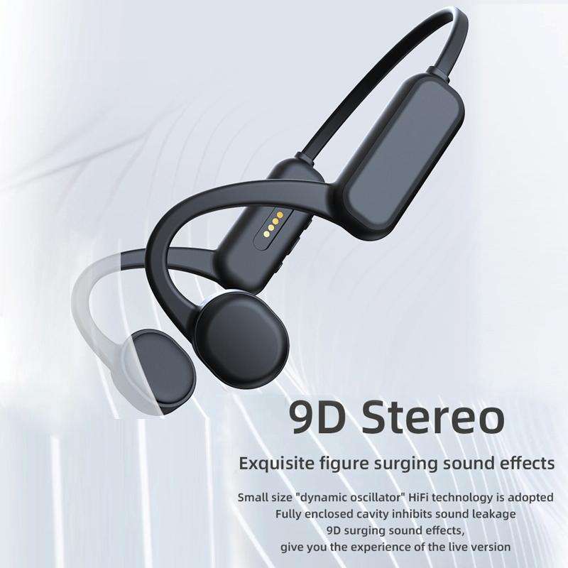 DG-X18 Bone Conduction Bluetooth Headphones Swimming IPX8 Waterproof Sports Headphones, Memory Ca...