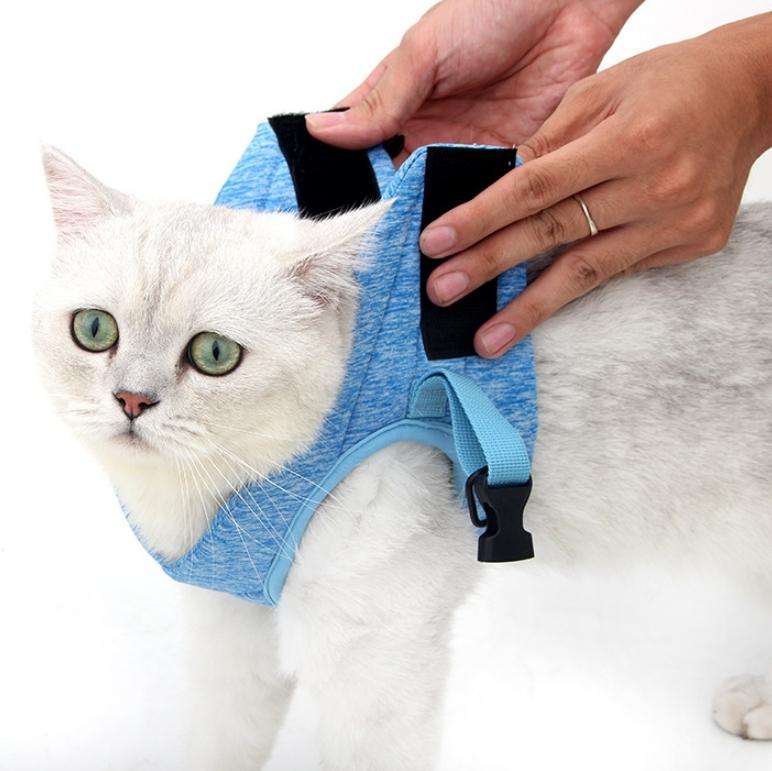 Cat Leash Pet Chest Harness Leash, Size: L(Green)