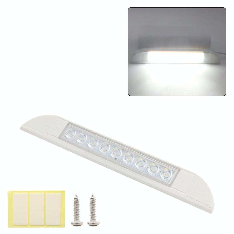 RV / Yacht Awning LED Strip Light DC12-28V with 9 LEDs Lamp Beads (White)