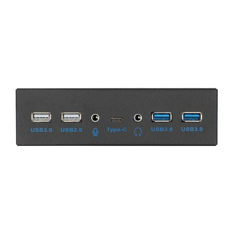 2 x USB 3.0 + 2 x USB 2.0 + HD Audio + USB-C / Type-C with SATA7+15 Optical Drive Front Panel
