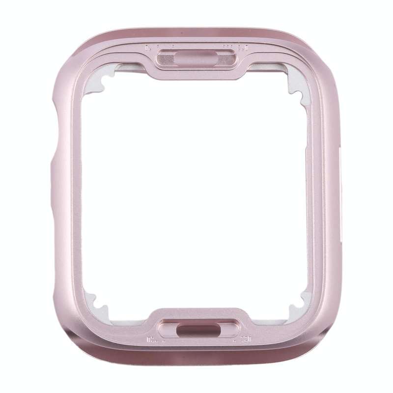 For Apple Watch Series 9 41mm Aluminum Alloy Middle Frame Bezel Plate (Pink)