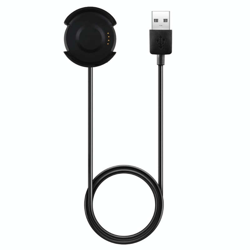 1m Portable Smart Watch Cradle Charger USB Charging Cable for Amazfit A1801(Black)