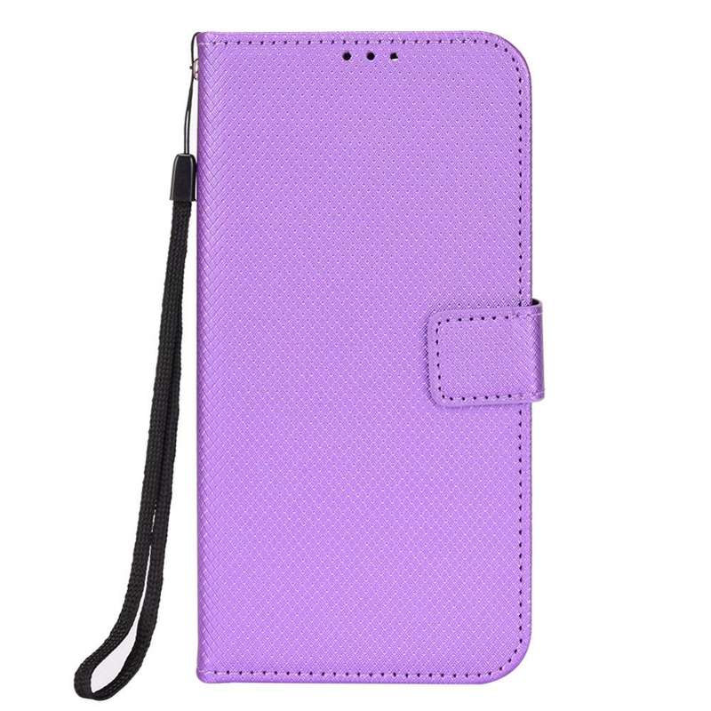 For OPPO Reno7 Z 5G / A96 5G Diamond Texture Leather Phone Case(Purple)
