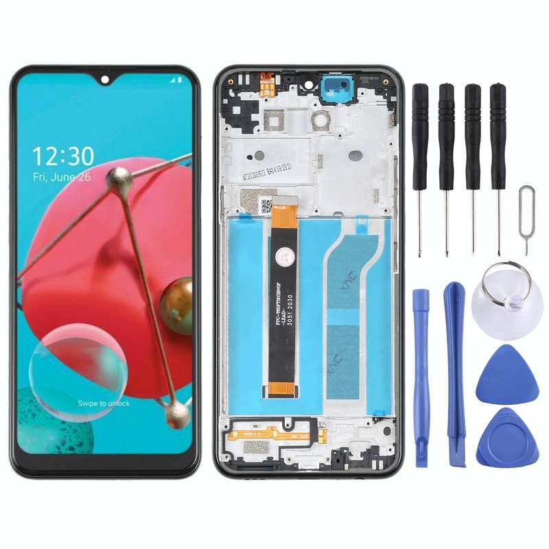 TFT LCD Screen for LG K51 LM-Q510N with Digitizer Full Assembly(Black)