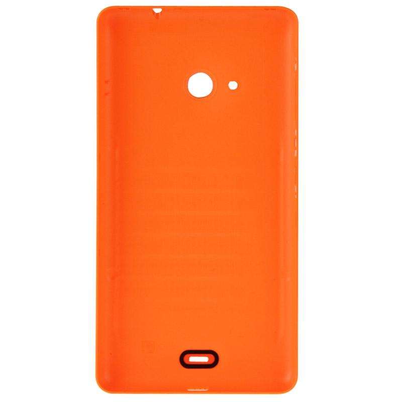 Smooth Surface Plastic Back Housing Cover  for Microsoft Lumia 535(Orange)